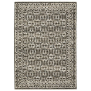 Oriental Weavers Chamberlain Indoor Area Rug - Luxurious Soft Polyester, Vintage Persian Motifs, And Elegant Design Grey,Beige Polyester Cch03b160235st