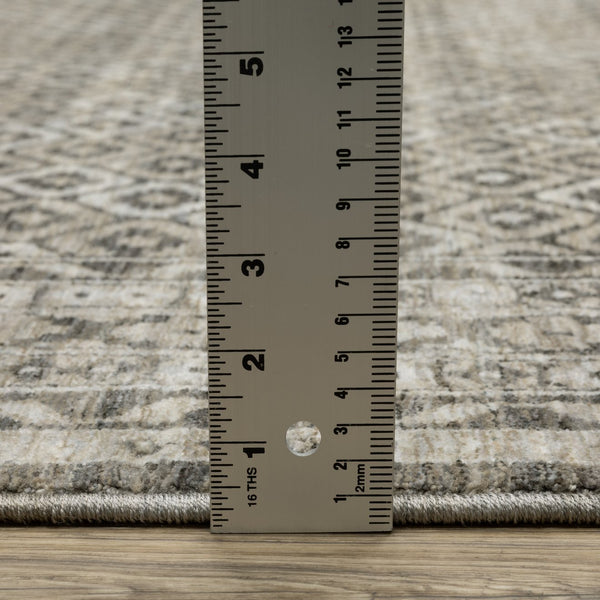 Oriental Weavers Chamberlain Indoor Area Rug - Luxurious Soft Polyester, Vintage Persian Motifs, And Elegant Design Grey,Beige Polyester Cch03b160235st