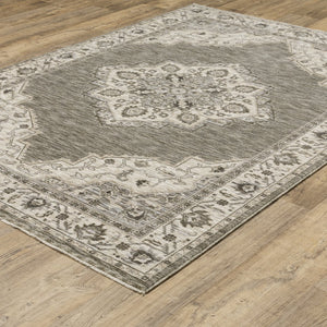 Oriental Weavers Chamberlain Indoor Area Rug - Elegant Persian Motifs In Soft Neutrals For Timeless Home Decor Grey,Beige Polyester Cch05a200296st