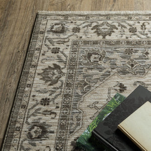Oriental Weavers Chamberlain Indoor Area Rug - Elegant Persian Motifs In Soft Neutrals For Timeless Home Decor Grey,Beige Polyester Cch05a200296st