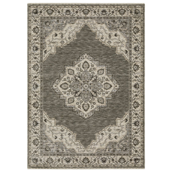Oriental Weavers Chamberlain Indoor Area Rug - Elegant Persian Motifs In Soft Neutrals For Timeless Home Decor Grey,Beige Polyester Cch05a200296st