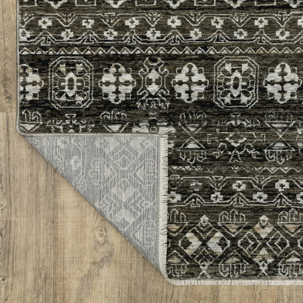 Oriental Weavers Chamberlain Indoor Area Rug - Luxurious Soft Polyester With Persian Motifs In Neutral Tones Black,Grey Polyester Cch07c100153st