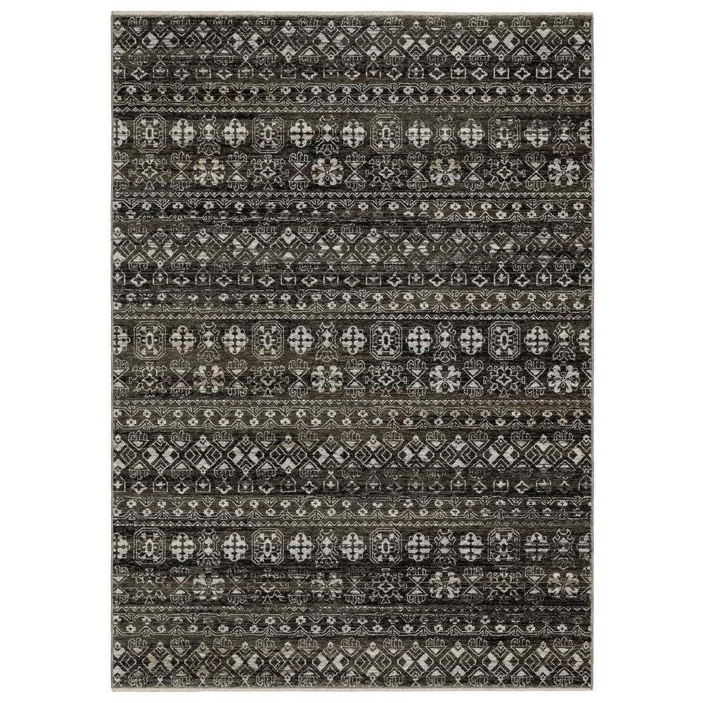 Oriental Weavers Chamberlain Indoor Area Rug - Luxurious Soft Polyester With Persian Motifs In Neutral Tones Black,Grey Polyester Cch07c100153st