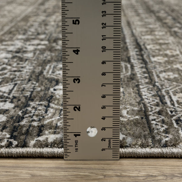 Oriental Weavers Chamberlain Indoor Area Rug - Luxurious Soft Polyester With Persian Motifs In Neutral Tones Black,Grey Polyester Cch07c100153st