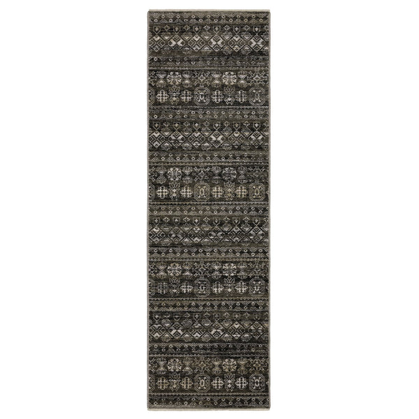 Oriental Weavers Chamberlain Indoor Area Rug - Luxurious Soft Polyester With Persian Motifs In Neutral Tones Black,Grey Polyester Cch07c068235st