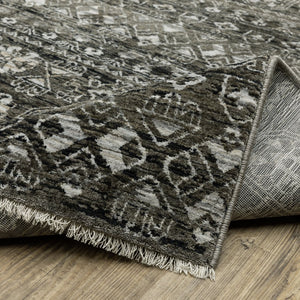 Oriental Weavers Chamberlain Indoor Area Rug - Luxurious Soft Polyester With Persian Motifs In Neutral Tones Black,Grey Polyester Cch07c100153st