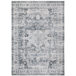 Oriental Weavers Charleston Indoor Area Rug - Machine Washable, Non-slip Backing, Perfect For High-traffic Areas Navy,Ivory Polyester Ccha03228305st