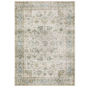 Oriental Weavers Charleston Indoor Area Rug - Machine Washable Polyester With Non-slip Backing For High-traffic Areas Gray,Multi Polyester Ccha10107168st