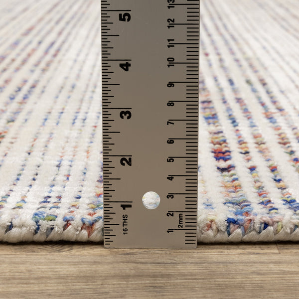 Oriental Weavers Circa Hand-tufted Indoor Area Rug - Luxurious Viscose & Wool Blend With Textured Design For Elegance Ivory,Multi Viscose Ccir01152243st