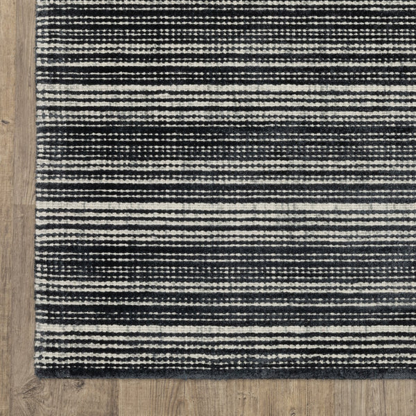 Oriental Weavers Circa Hand-tufted Indoor Area Rug With Luxurious Viscose And Textured Wool - Elegant Home Decor Black,Ivory Viscose Ccir02152243st