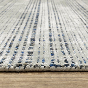 Oriental Weavers Circa Hand-tufted Indoor Area Rug With Soft Viscose And Textured Wool For Stylish Home Décor Grey,Blue Viscose Ccir05076243st