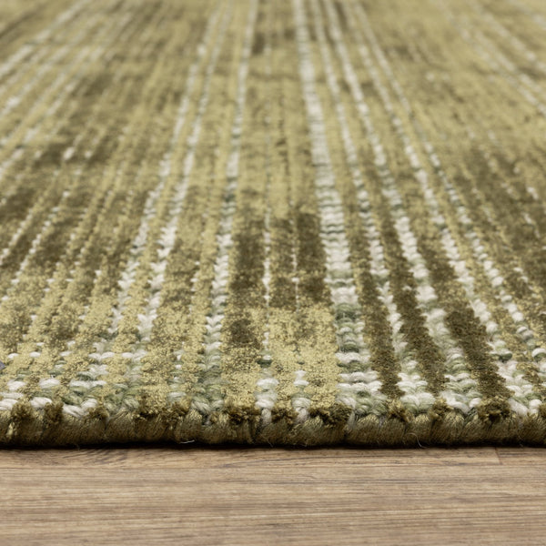 Oriental Weavers Circa Luxurious Hand-tufted Indoor Area Rug With Soft Viscose And Textured Wool For Stylish Decor Green,Ivory Viscose Ccir07076243st