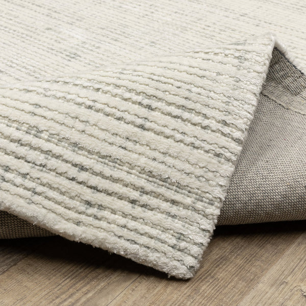 Oriental Weavers Circa Hand-tufted Area Rug - Soft Viscose Pile With Textured Wool For Elegant Home Décor Style Ivory,Grey Viscose Ccir08152243st
