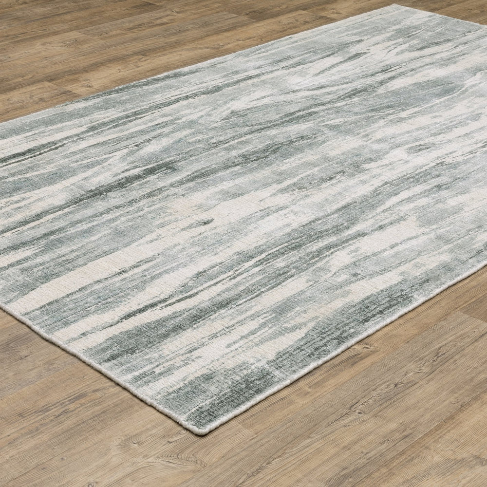 Oriental Weavers Clarke Indoor Area Rug - Hand-loomed Wool & Viscose, Soft Modern Aesthetic In Green & Ivory Tones Green,Ivory Wool Ccla03275366st