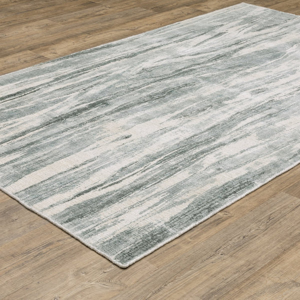 Oriental Weavers Clarke Indoor Area Rug - Hand-loomed Wool & Viscose, Soft Modern Aesthetic In Green & Ivory Tones Green,Ivory Wool Ccla03275366st