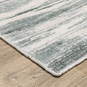 Oriental Weavers Clarke Indoor Area Rug - Hand-loomed Wool & Viscose, Soft Modern Aesthetic In Green & Ivory Tones Green,Ivory Wool Ccla03275366st