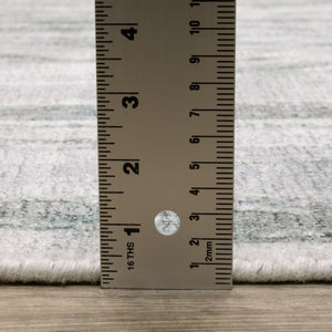 Oriental Weavers Clarke Indoor Area Rug - Hand-loomed Wool & Viscose, Soft Modern Aesthetic In Green & Ivory Tones Green,Ivory Wool Ccla03275366st