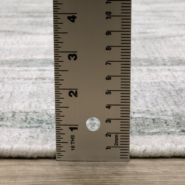 Oriental Weavers Clarke Indoor Area Rug - Hand-loomed Wool & Viscose, Soft Modern Aesthetic In Green & Ivory Tones Green,Ivory Wool Ccla03275366st