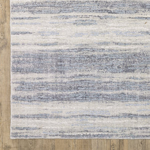 Oriental Weavers Clarke Ivory And Blue Indoor Area Rug - Luxurious Hand-loomed Wool With Subtle Modern Elegance Ivory,Blue Wool Ccla04305427st