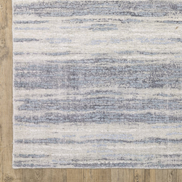 Oriental Weavers Clarke Ivory And Blue Indoor Area Rug - Luxurious Hand-loomed Wool With Subtle Modern Elegance Ivory,Blue Wool Ccla04305427st
