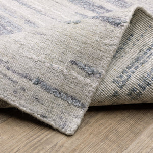 Oriental Weavers Clarke Ivory And Blue Indoor Area Rug - Luxurious Hand-loomed Wool With Subtle Modern Elegance Ivory,Blue Wool Ccla04305427st