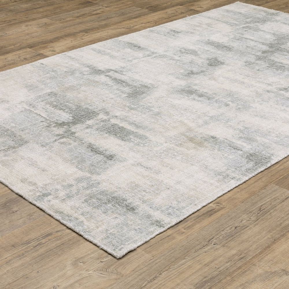Oriental Weavers Clarke Softly Modern Beige And Grey Indoor Area Rug - Luxurious Hand-loomed Wool And Viscose Design Beige,Grey Wool Ccla05076305st