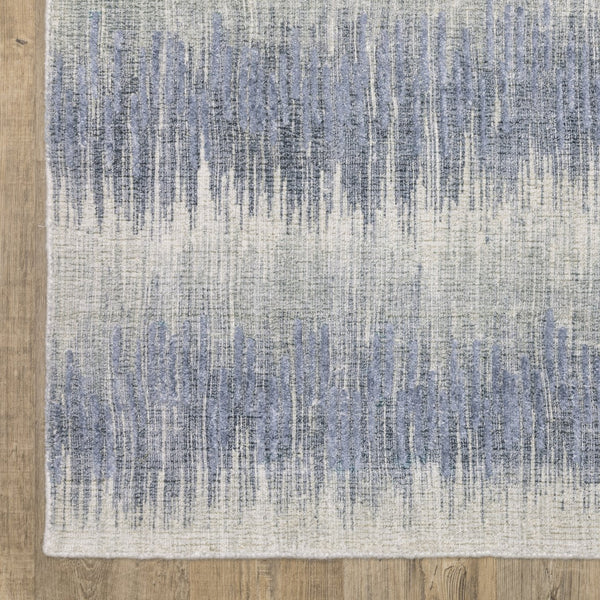 Oriental Weavers Clarke Blue/Ivory Indoor Area Rug - Luxurious Hand-loomed Wool & Viscose For Effortless Elegance Blue,Ivory Wool Ccla06275366st