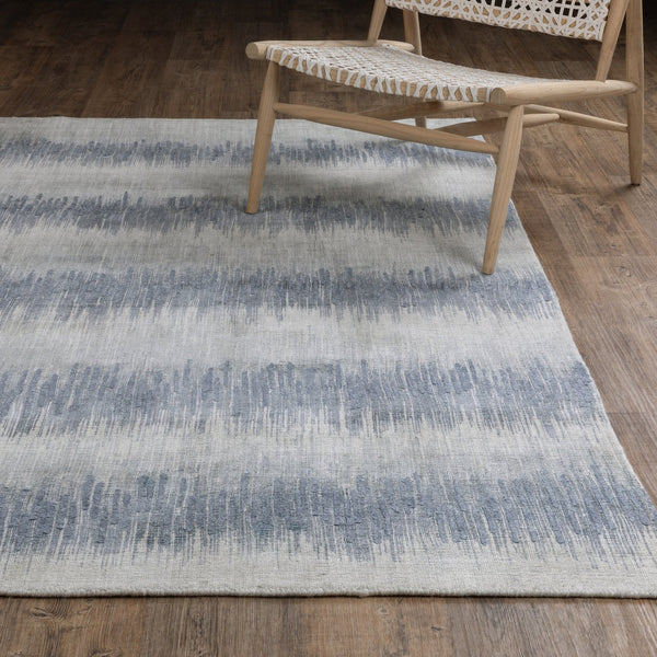 Oriental Weavers Clarke Blue/Ivory Indoor Area Rug - Luxurious Hand-loomed Wool & Viscose For Effortless Elegance Blue,Ivory Wool Ccla06275366st