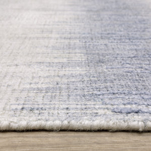 Oriental Weavers Clarke Blue/Ivory Indoor Area Rug - Luxurious Hand-loomed Wool & Viscose For Effortless Elegance Blue,Ivory Wool Ccla06275366st