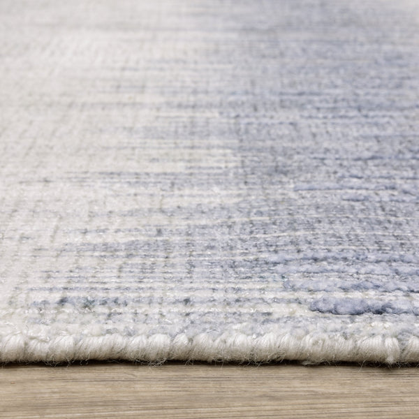 Oriental Weavers Clarke Blue/Ivory Indoor Area Rug - Luxurious Hand-loomed Wool & Viscose For Effortless Elegance Blue,Ivory Wool Ccla06275366st