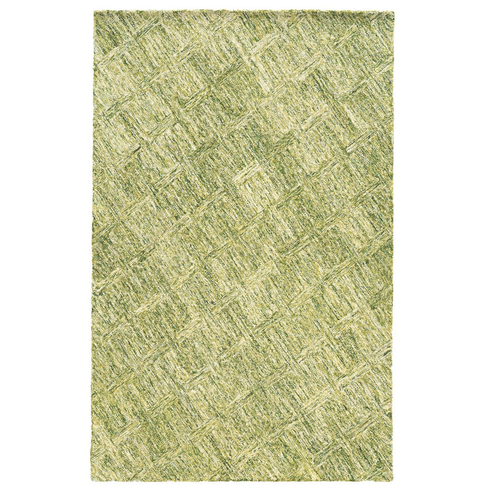 Oriental Weavers Colorscape Luxurious Handcrafted Wool Loop Indoor Area Rug - Perfect For Any Home Décor Style Green Wool C42105305396st