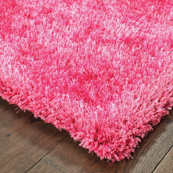 Oriental Weavers Cosmo Shag Indoor Area Rug - Plush Handmade Comfort With Stylish Textural Effects For Any Room Pink Polyester C81103099160st