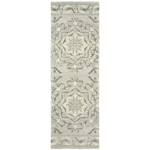 Oriental Weavers Craft Luxurious Handcrafted Wool Area Rug - Cozy, Rustic Charm For Warm And Inviting Décor Ash,Ivory Wool C93001076243st