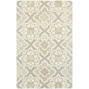 Oriental Weavers Craft Natural Wool Area Rug - Cozy Handcrafted Design Inspired By Nomadic Textiles For Home Decor Grey,Sand Wool C93004106167st