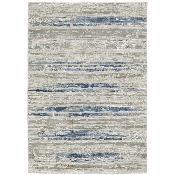 Oriental Weavers Easton Indoor Area Rug - Textured Modern Design In Trendy Blues And Grays For Any Room Decor Grey,Blue Polypropylene E012e3200290st