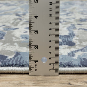 Oriental Weavers Easton Indoor Area Rug - Modern High/Low Textured Design In Trendy Blue And Gray For Any Space Grey,Blue Polypropylene E3317e100152st