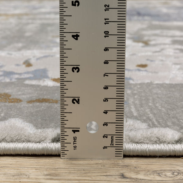 Oriental Weavers Easton Textured Indoor Area Rug - Modern Abstract Design In Trendy Shades Of Blue And Gray Grey,Blue Polypropylene E4518x300390st