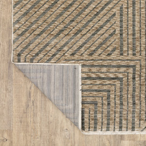Oriental Weavers Echo Indoor Area Rug - Soft Textured Polyester With Modern And Traditional Designs For Any Space Beige,Grey Polyester Eech01240340st
