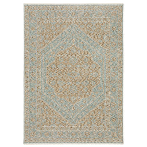 Oriental Weavers Echo Indoor Area Rug - Soft, Textured Polyester In Trendy Neutrals And Blues, Perfect For Any Space Brown,Pale Blue Polyester Eech03160235st