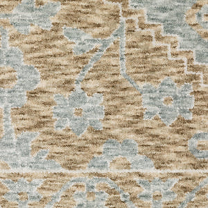 Oriental Weavers Echo Indoor Area Rug - Soft, Textured Polyester In Trendy Neutrals And Blues, Perfect For Any Space Brown,Pale Blue Polyester Eech03160235st