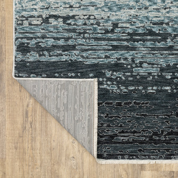 Oriental Weavers Echo Indoor Area Rug – Soft, Textured Polyester With Modern And Traditional Designs For Any Space Blue,Beige Polyester Eech09100153st