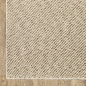 Oriental Weavers Echo Indoor Area Rug - Soft, Textured Polyester In Subtle Neutrals And Blues - Versatile Designs Beige,Tan Polyester Eech10100153st
