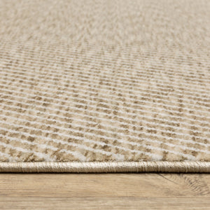 Oriental Weavers Echo Indoor Area Rug - Soft, Textured Polyester In Subtle Neutrals And Blues - Versatile Designs Beige,Tan Polyester Eech10100153st