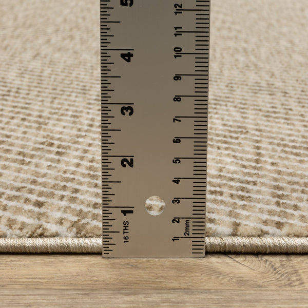 Oriental Weavers Echo Indoor Area Rug - Soft, Textured Polyester In Subtle Neutrals And Blues - Versatile Designs Beige,Tan Polyester Eech10100153st