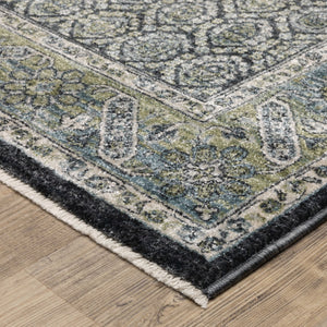 Oriental Weavers Eliana Indoor Area Rug - Luxurious Persian Design In Earthy Tones, Soft Texture For Modern Homes Blue,Green Polyester Eeli01160235st