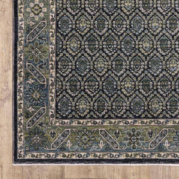 Oriental Weavers Eliana Indoor Area Rug - Luxurious Persian Design In Earthy Tones, Soft Texture For Modern Homes Blue,Green Polyester Eeli01160235st