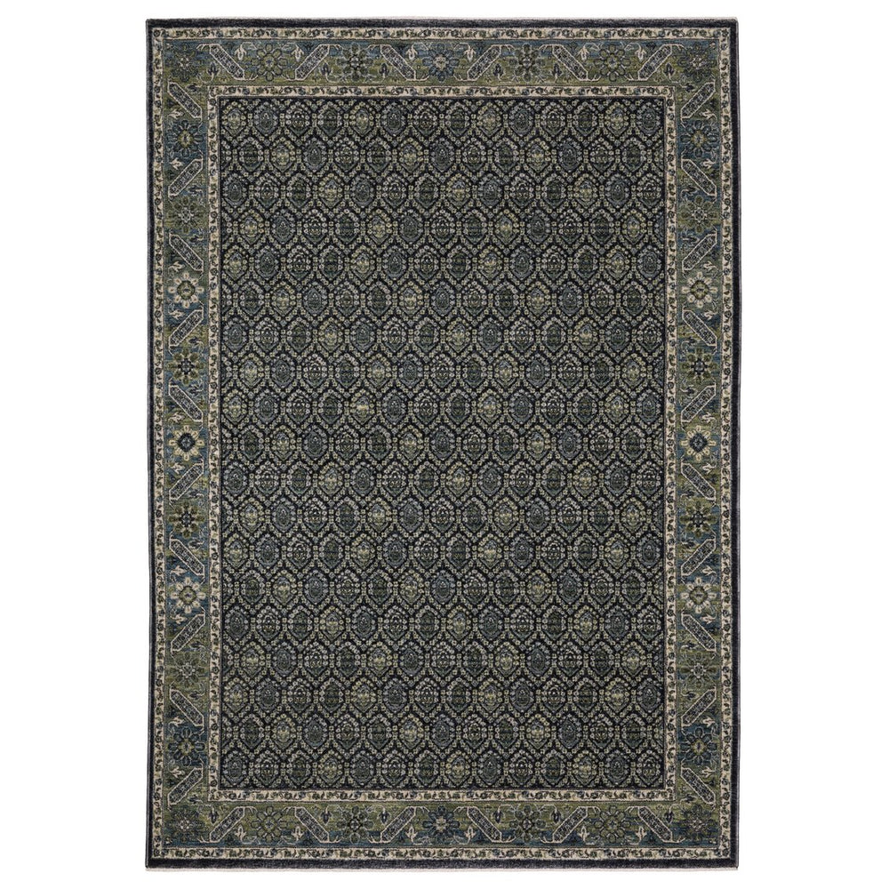 Oriental Weavers Eliana Indoor Area Rug - Luxurious Persian Design In Earthy Tones, Soft Texture For Modern Homes Blue,Green Polyester Eeli01160235st