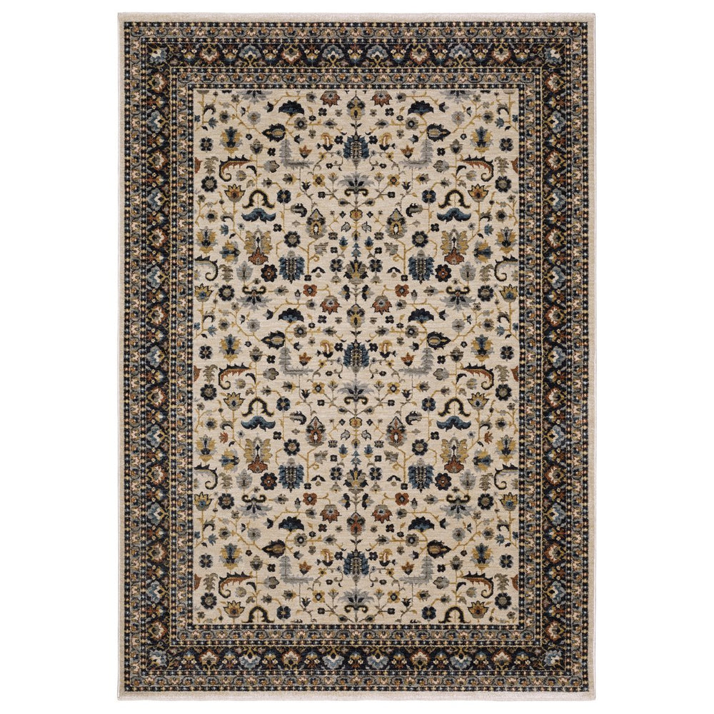 Oriental Weavers Eliana Indoor Area Rug - Luxurious Power-loomed Design With Warm Cinnabar & Cool Cordierite Tones Beige,Multi Polyester Eeli02300394st
