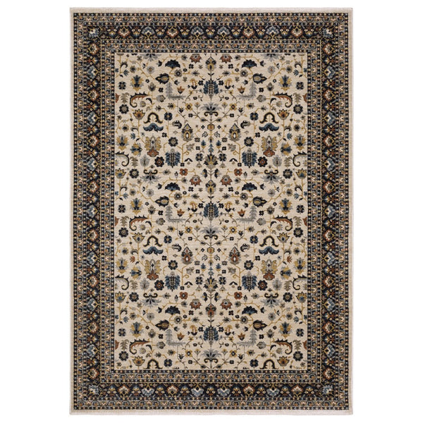 Oriental Weavers Eliana Indoor Area Rug - Luxurious Power-loomed Design With Warm Cinnabar & Cool Cordierite Tones Beige,Multi Polyester Eeli02300394st