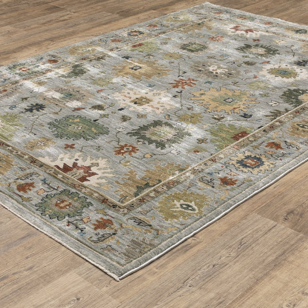 Oriental Weavers Eliana Indoor Area Rug - Luxurious Persian Design With Lush Textures And Striking Mineral Tones Blue,Multi Polyester Eli03160235st